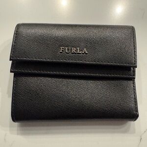 Furla Black Wallet, Made in Italy